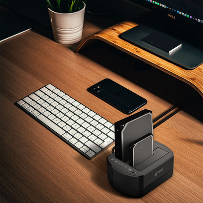Dock AISENS USB 3.0 SATA 2.5"/3.5" Negro (ASDS-D03B)