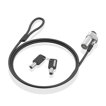 Cable Seguridad AISENS con llave 1.5m (ASLK-D45K06-BK)