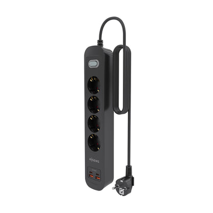 Regleta Aisens 4Tomas 2Usb-C 2Usb-A (ASPS-2A2C13-BK)