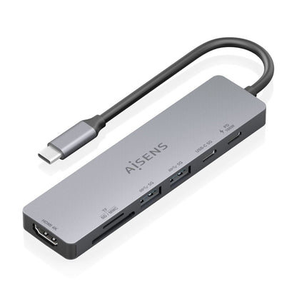 Docking AISENS USB-C a USB-A/C/HDMI