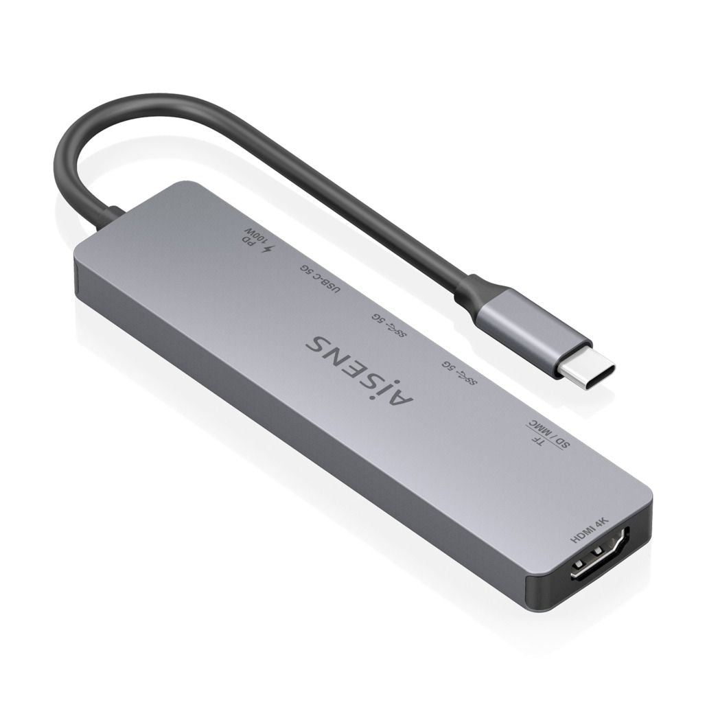 Docking AISENS USB-C a USB-A/C/HDMI