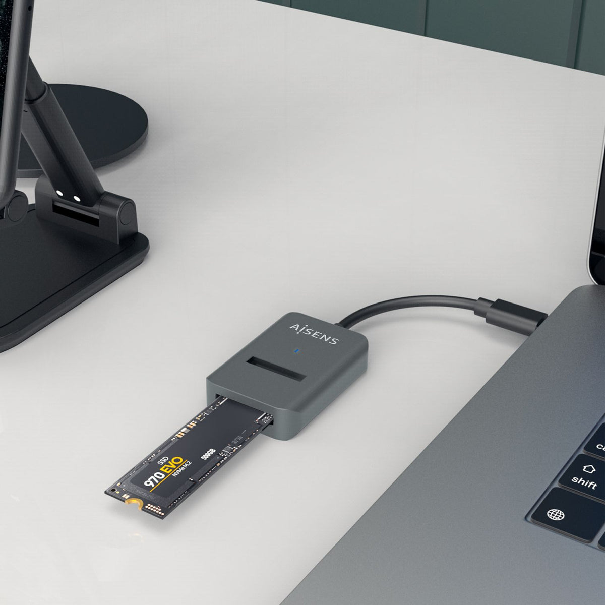 Dock AISENS USB-C SSD M.2 SATA/NVMe (ASUC-M2D012-GR)