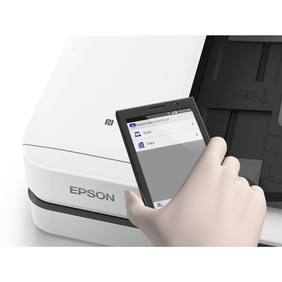 Escáner Epson DS-1660W LED A4 Negro/Blanco (B11B244401)