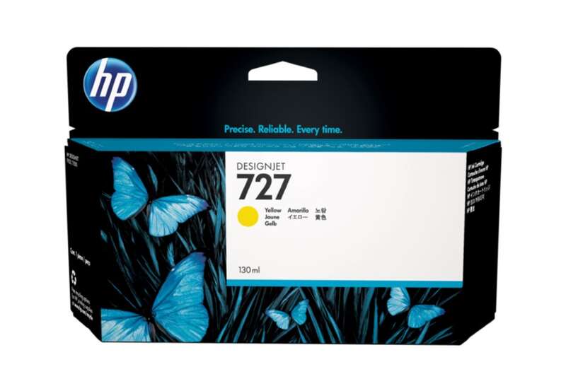 HP 727 Yellow Original Ink Cartridge - B3P21A
