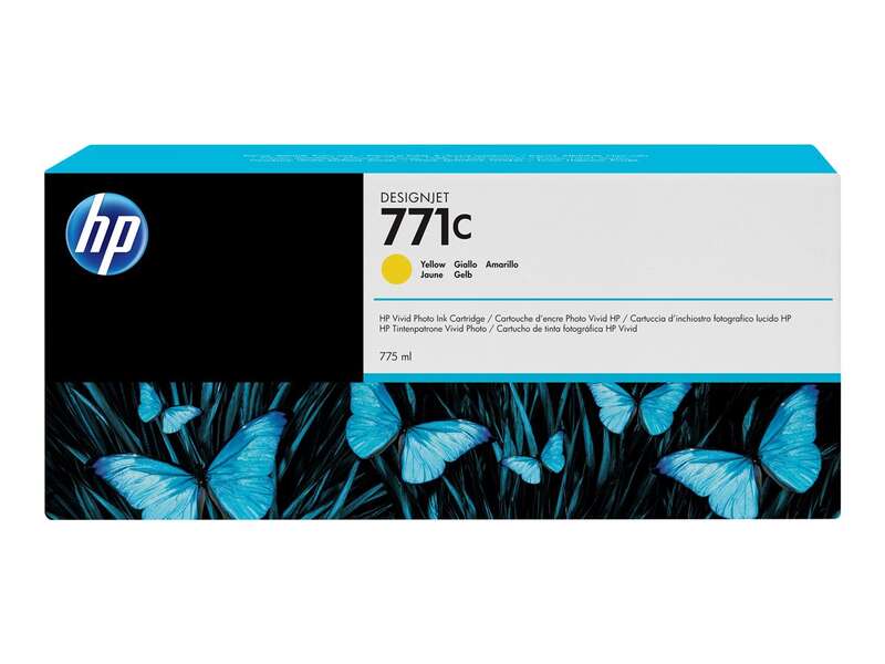 HP 771C Yellow Original Ink Cartridge - B6Y10A
