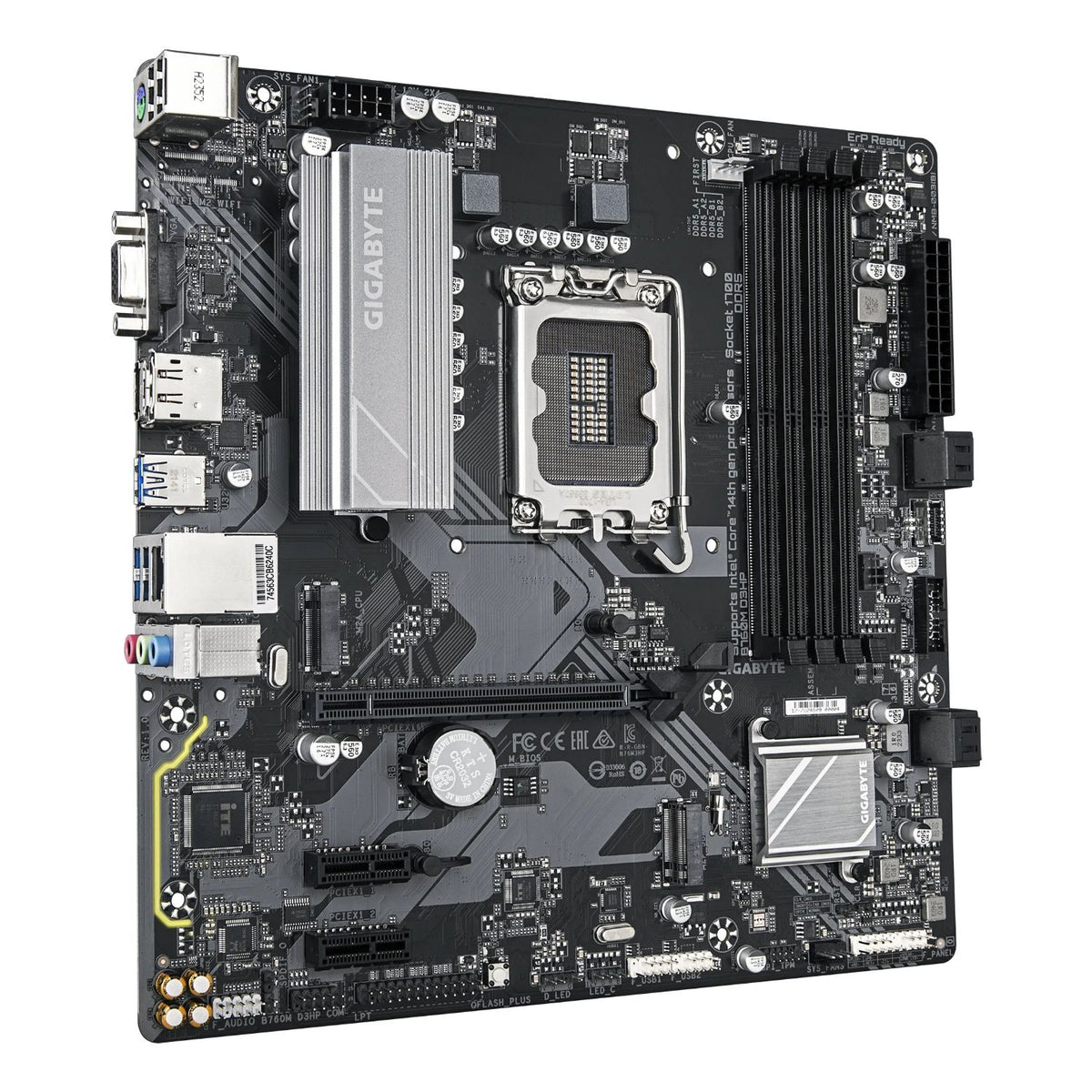 GIGABYTE B760M D3HP: (1700) 4DDR5 USB DP VGA HDMI mATX