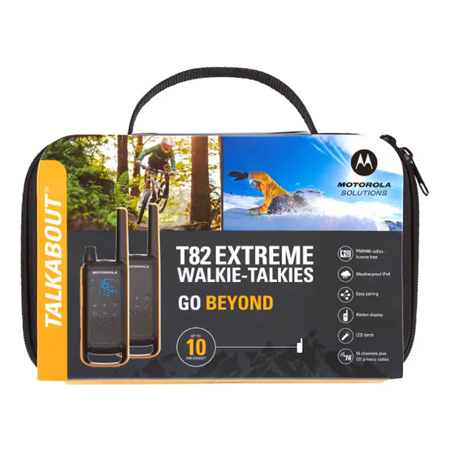 Walkie Talkie MOTOROLA T82EX 2u (59T82EXPACK) (B8P00811YDEMAG)