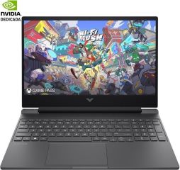 Portatil Gaming Victus 15-Fb3709ns AMD Ryzen 7 8845hs hasta 5.1Ghz Memoria Ram 32Gb DDR5 5600Mhz 1Tb SSD M.2 NVME 15.6' 1920x1080 144Hz IPS Grafica 6Gb Gddr6 NVIDIA Geforce Rtx 4050  Dedicada Webcam 720p Wifi 6 Ethernet Bluetooth 5.4 HDMI 2xUSB 3.2 USB-C