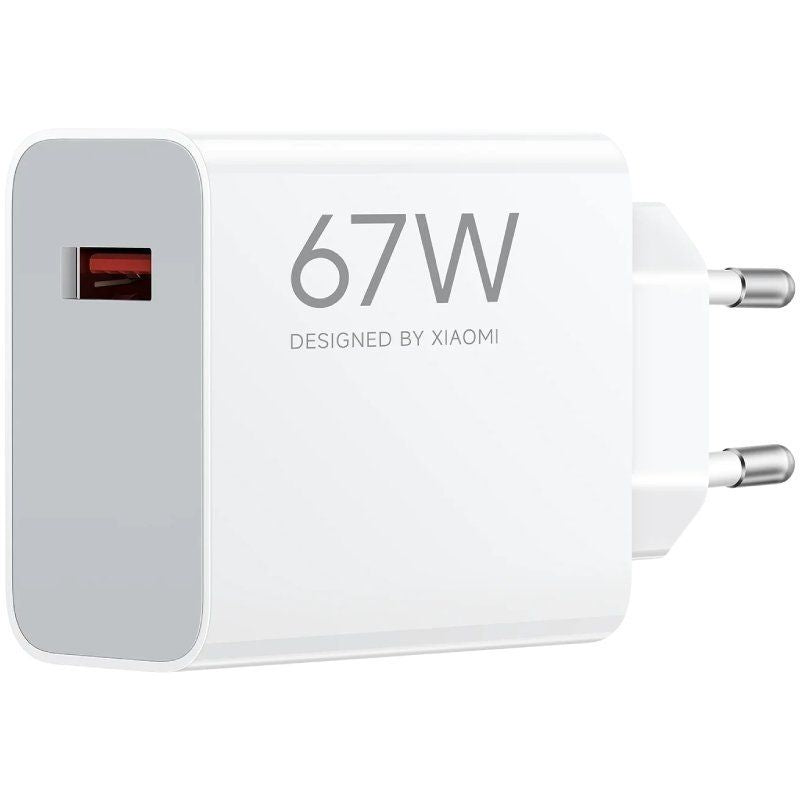 Cargador de Pared XIAOMI 67W 1xUSB-A Blanco (BHR07SKEU)