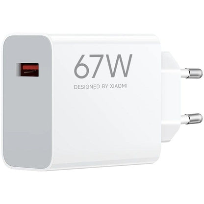 Cargador de Pared XIAOMI 67W 1xUSB-A Blanco (BHR07SKEU)