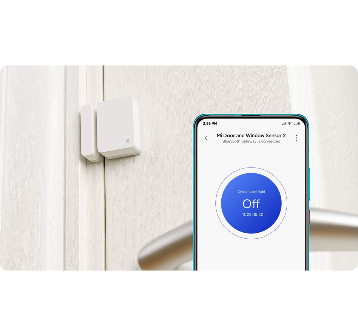 SENSOR MOVIMIENTO XIAOMI MI DOOR AND WINDOW SENSOR 2 BLUETOOTH 5.1 WHITE