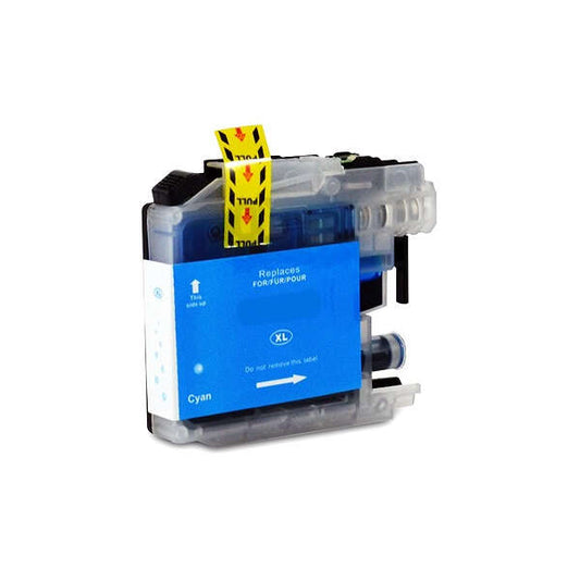 Brother LC225XL Cyan Generic Ink Cartridge - Replaces LC225XLC