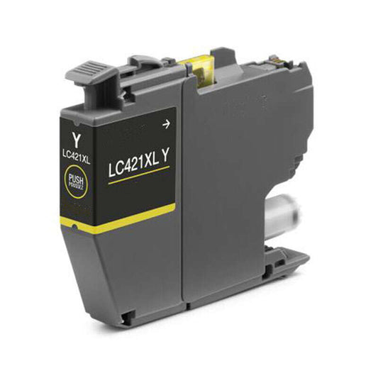 Brother LC421XL Yellow Generic Ink Cartridge - Replaces LC421XLY