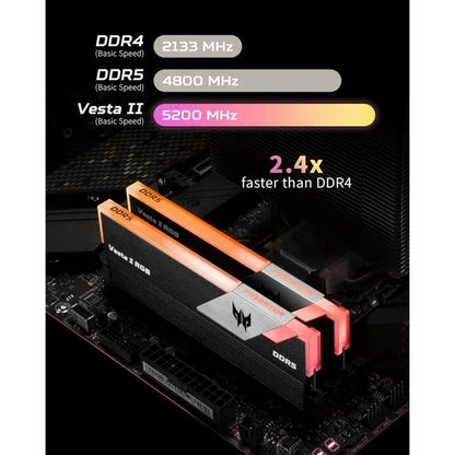 Módulo Acer DDR5 6000Mhz 32Gb (BL.9BWWR.652)