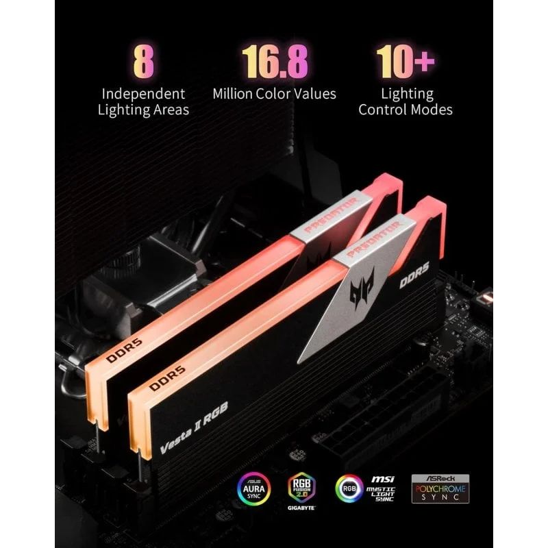 Módulo Acer DDR5 6000Mhz 32Gb (BL.9BWWR.652)