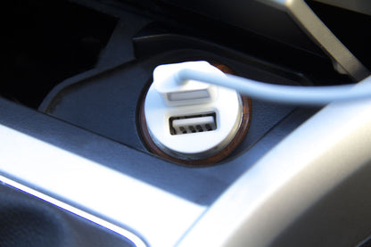 Cargador de Coche B-MOVE 2xUSB-A 2.0 Blanco (BM-USB02)