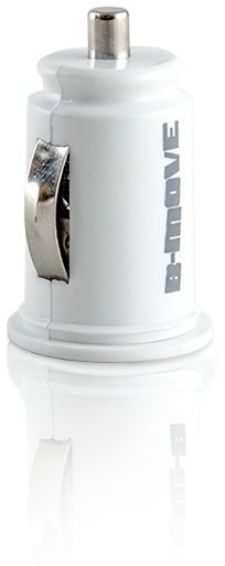 Cargador de Coche B-MOVE 2xUSB-A 2.0 Blanco (BM-USB02)