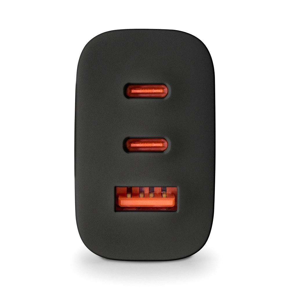Cargador Pared NGS 2xUSB-C 1xUSB-A 65W Negro (BUD65W)