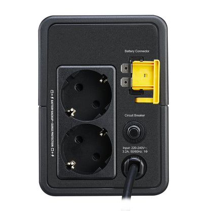 S.A.I. APC BVX 700VA 360W 2xSchuko Negra (BVX700LI-GR)