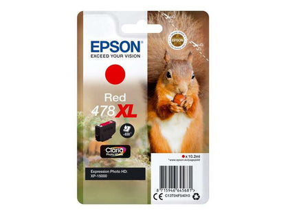 Epson 478XL Rojo Cartucho de Tinta Original - C13T04F54010. 830 Paginas