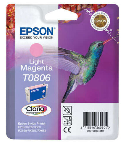 Epson T0806 Magenta Light Cartucho de Tinta Original - C13T08064011. 7.4 ml