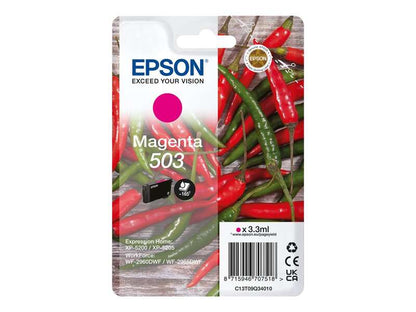Epson 503 Magenta Cartucho de Tinta Original - C13T09Q34010. 165 Paginas