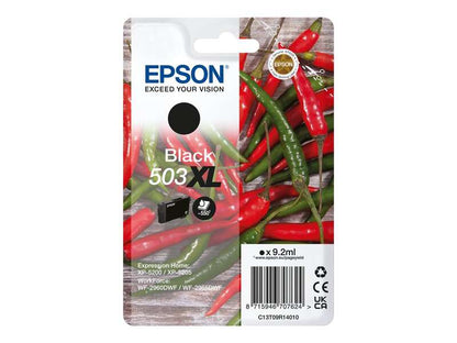 Epson 503XL Negro Cartucho de Tinta Original - C13T09R14010. 550 Paginas