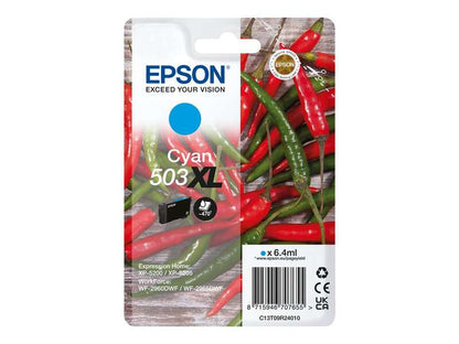 Epson 503XL Cyan Cartucho de Tinta Original - C13T09R24010. 470 Paginas