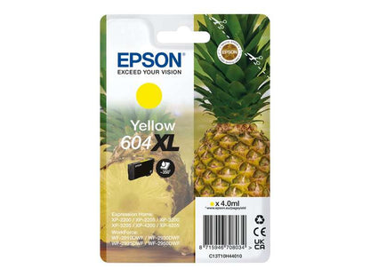 Epson 604XL Amarillo Cartucho de Tinta Original - C13T10H44010. 350 Paginas