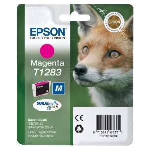 Epson T1283 Magenta Cartucho de Tinta Original - C13T12834012. 3.5 ml