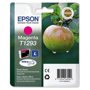 Epson T1293 Magenta Cartucho de Tinta Original - C13T12934012. 470 Paginas