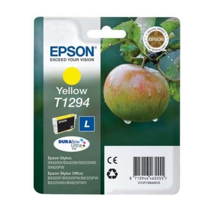 Epson T1294 Amarillo Cartucho de Tinta Original - C13T12944012. 470 Paginas