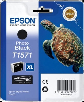 Epson T1571 Black Photo Original Ink Cartridge - C13T15714010