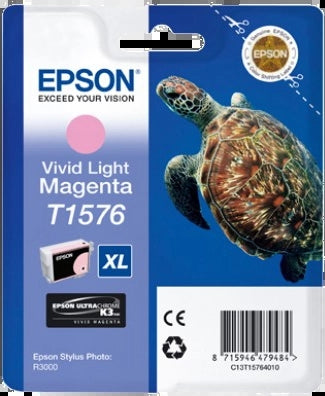 Epson T1576 Magenta Light Original Ink Cartridge - C13T15764010