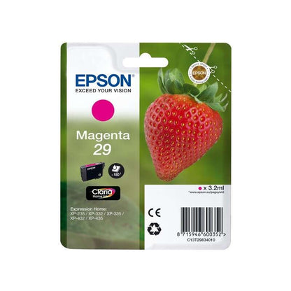 Epson T2983 (29) Magenta Cartucho de Tinta Original - C13T29834012. 180 Paginas