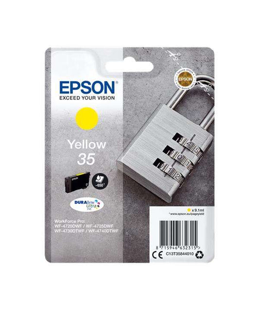 Epson T3584 (35) Yellow Original Ink Cartridge - C13T35844010