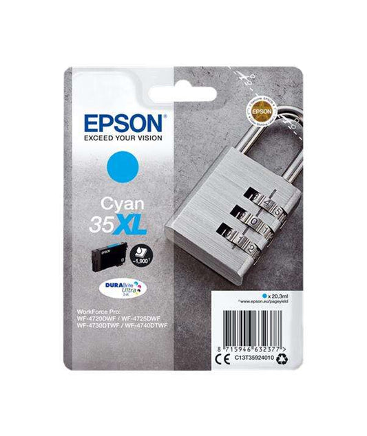 Epson T3592 (35XL) Cyan Original Ink Cartridge - C13T35924010