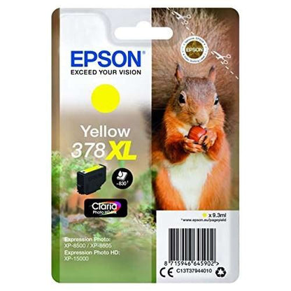 Tinta Epson 378XL Amarillo Claria Photo (C13T37944010)