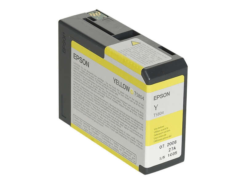 Epson T5804 Yellow Original Ink Cartridge - C13T580400