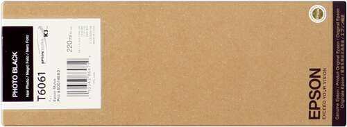 Epson T6061 Black Photo Original Ink Cartridge - C13T606100