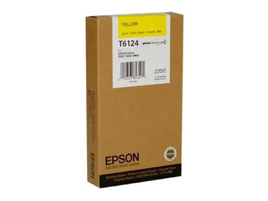 Epson T6124 Yellow Original Ink Cartridge - C13T612400
