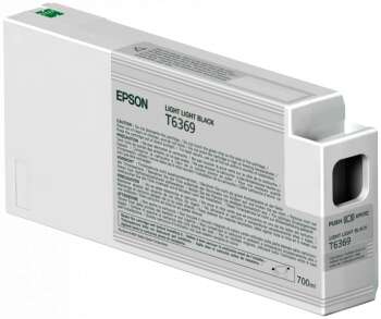 Epson T6369 Light Gray Original Ink Cartridge - C13T636900