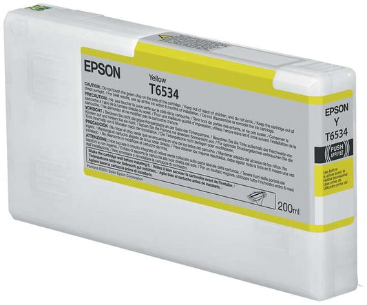 Epson T6534 Yellow Original Ink Cartridge - C13T653400