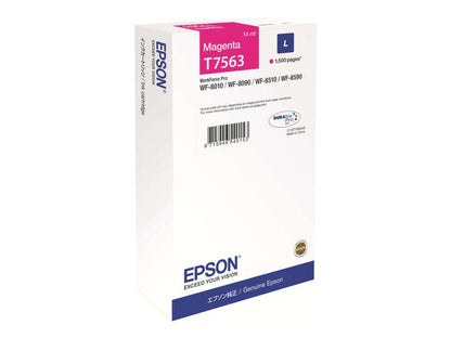 Tinta Epson T7563 Magenta 14ml 1500 páginas (C13T75634N