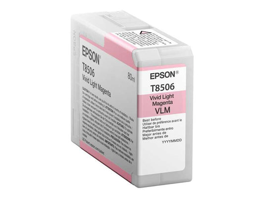 Epson T8506 Magenta Light Original Ink Cartridge - C13T850600