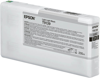 Epson T9139 Negro Light Light Cartucho de Tinta Original - C13T913900. 200 ml