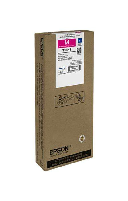 Epson T9443 Magenta Cartucho de Tinta Original - C13T944340. 3.000 Paginas