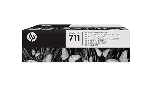 HP 711 Original Printhead + 4-Pack Ink Cartridges - C1Q10A