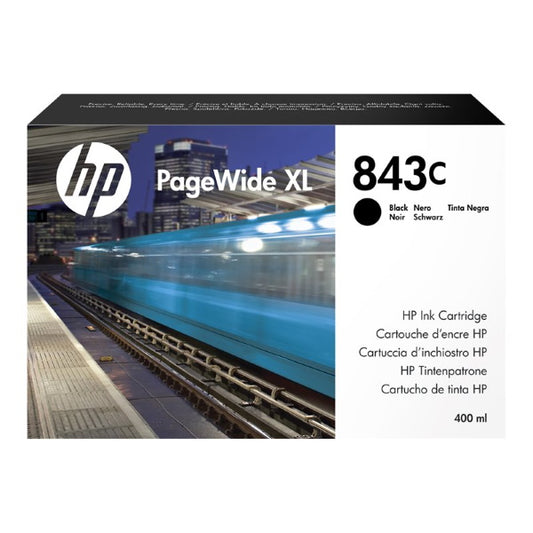HP 843C XL Black Original Ink Cartridge - C1Q65A