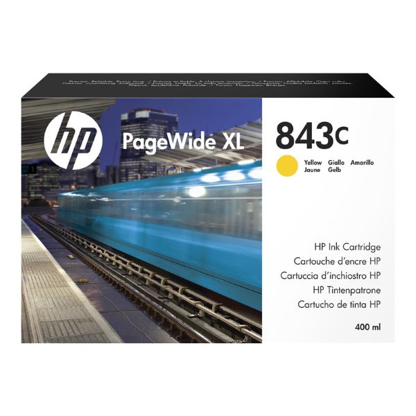 HP 843C XL Yellow Original Ink Cartridge - C1Q68A